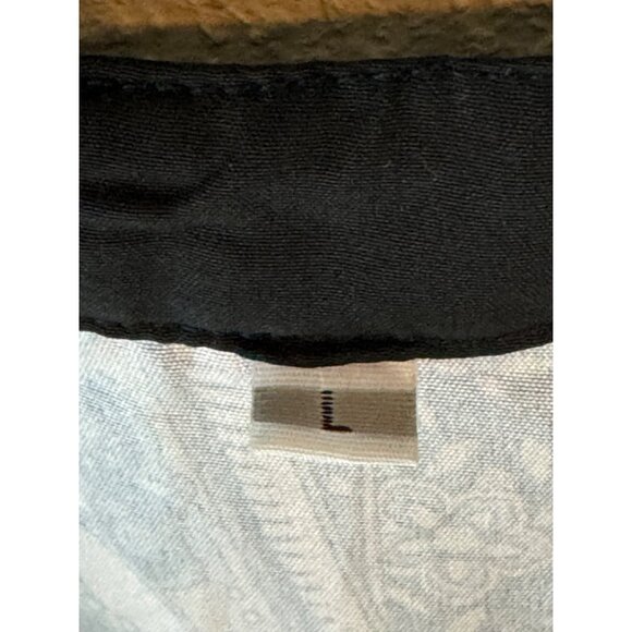 Sleeveless Paisley Button-Down Blouse shirt Large polyester V-neck READ - Picture 5 of 8